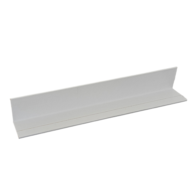 White Finish Paper Corner Protector för förpackningar med hög synlighet